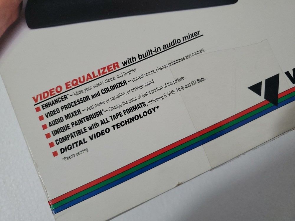 Videonics Video Equalizer Model VE-1 Processor Colorizer & Audio Mixer S-Video