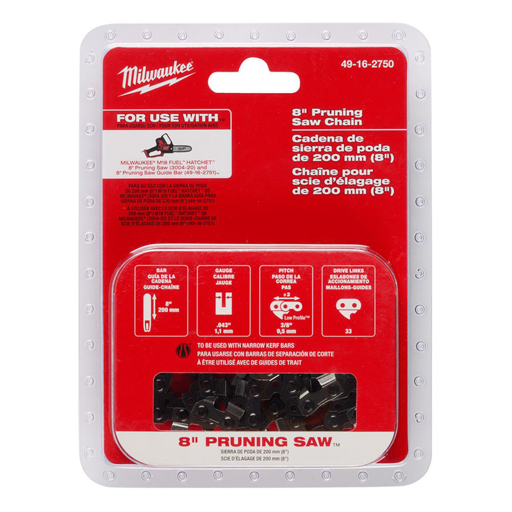 Milwaukee Tool 8" Pruning Saw Chain