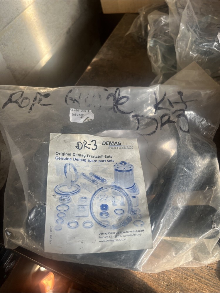 NOS Demag DR3 Rope Guide Kit 25586