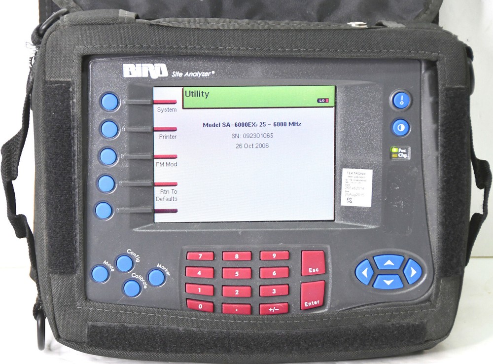 BIRD SA-6000EX 6Ghz Cable Antenna Site Analyzer SA 6000EX SA-6000