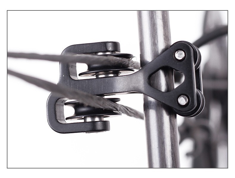 Aluminum Compound Bow Cable Slide Guard Roller Slide String Splitter Archery