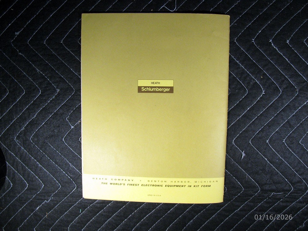 Genuine Heathkit Model HM-2103 RF Load Wattmeter Manual