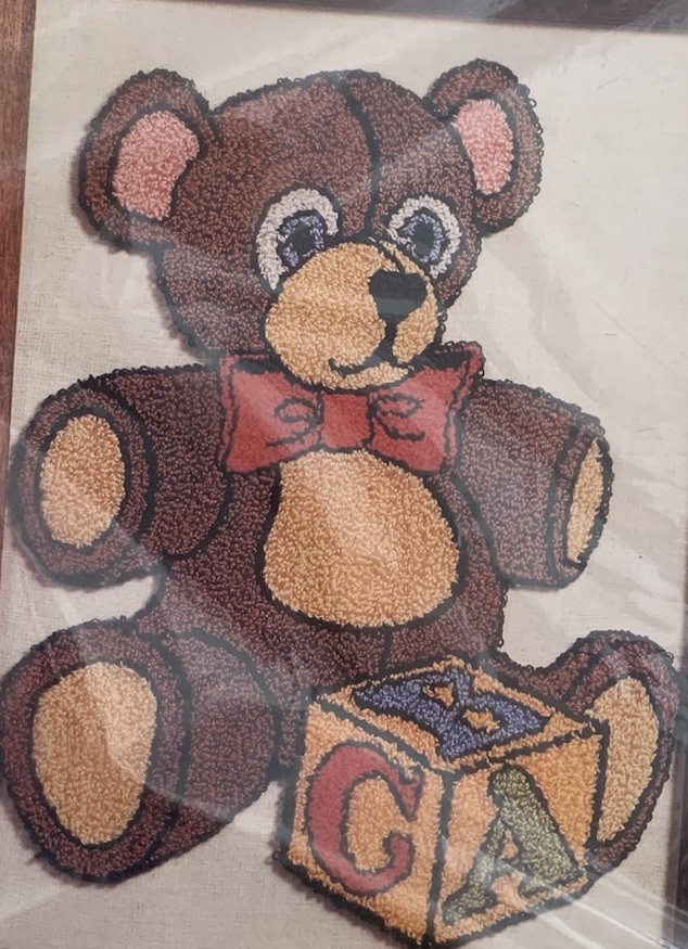 Rush n Punch TEDDY BEAR Loop Embroidery Kit #7903