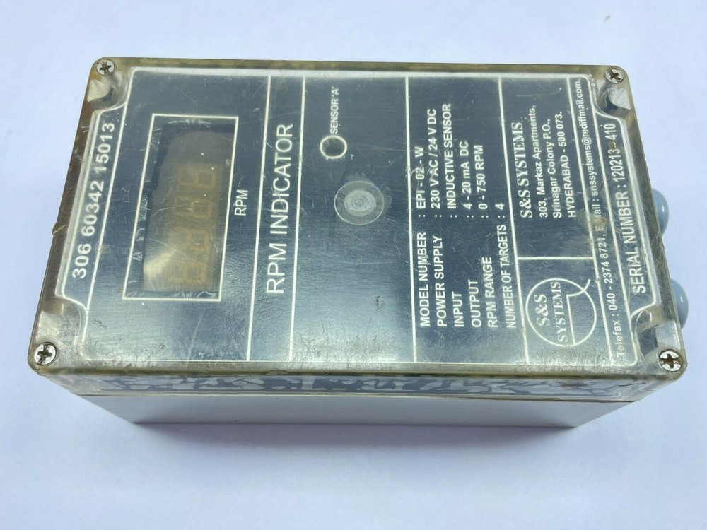 S&S System EPI-02-W RPM Indicator