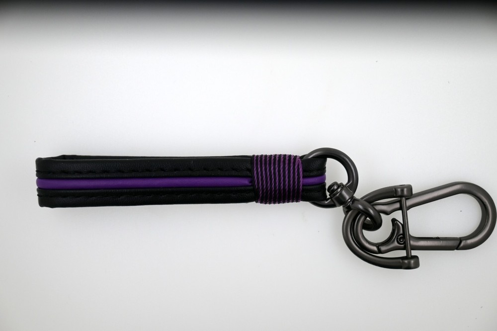 Leather Lanyard car keychain