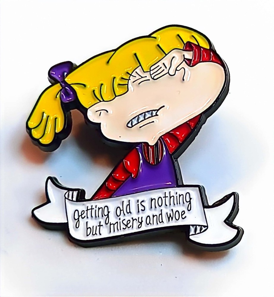Nickelodeon Rugrats Angelica Lapel Tie Backpack Enamel Pin