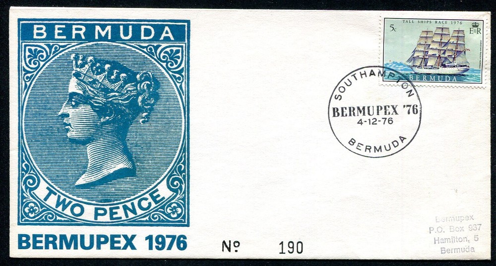 BERMUDA: (15178) 1976 BERMUPEX CANCEL/COVER