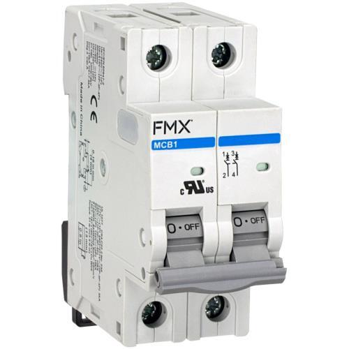 MCB1-4D-2P-D60, Circuit Protector, UL 1077, 2-Pole, 60A