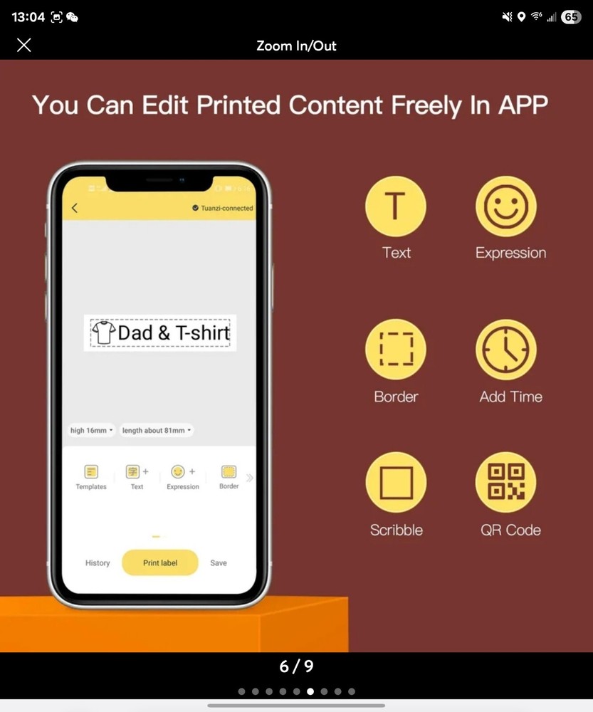 NIIMBOT D11 Label Maker Machine Label Printer Portable Special Edition