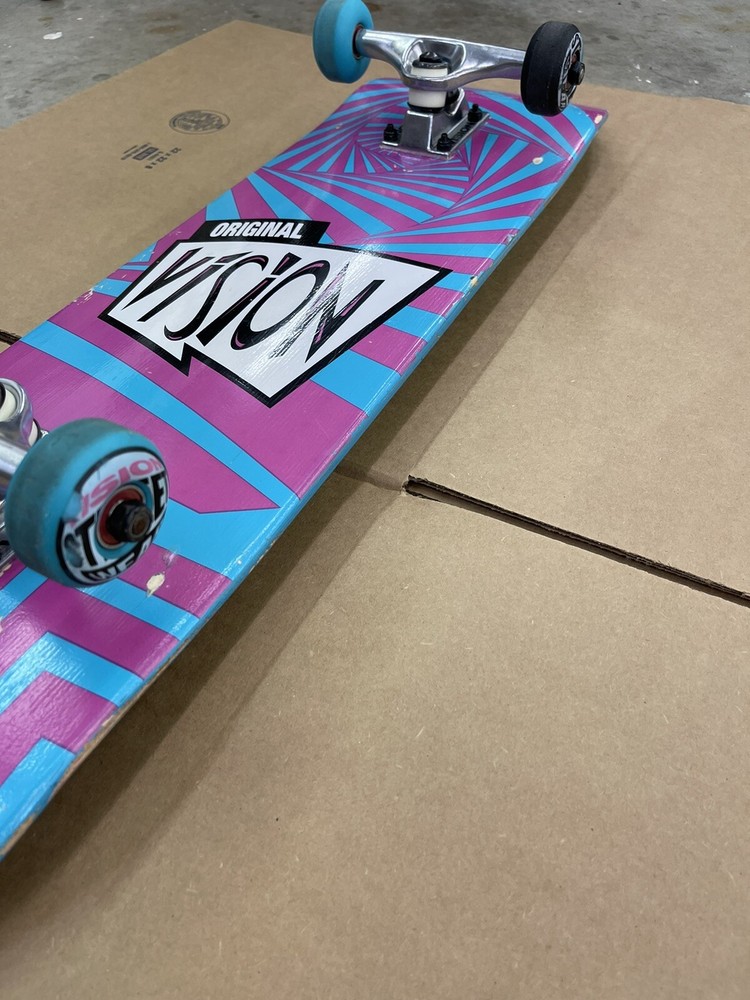 Original Vision Skateboard 8” wide x 31" Complete Skateboard