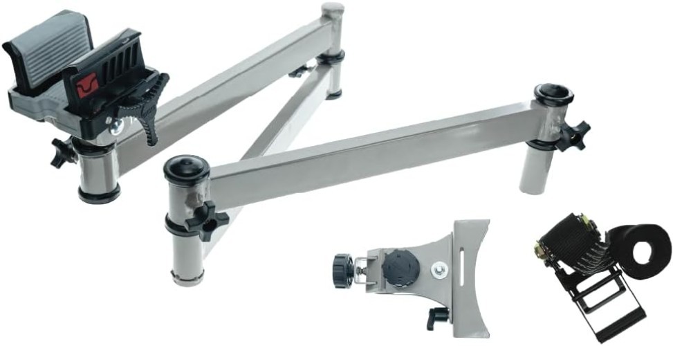 Aluminum Tripod with Durable Frame, Lightweight, Stable Design, Bubble Level,...