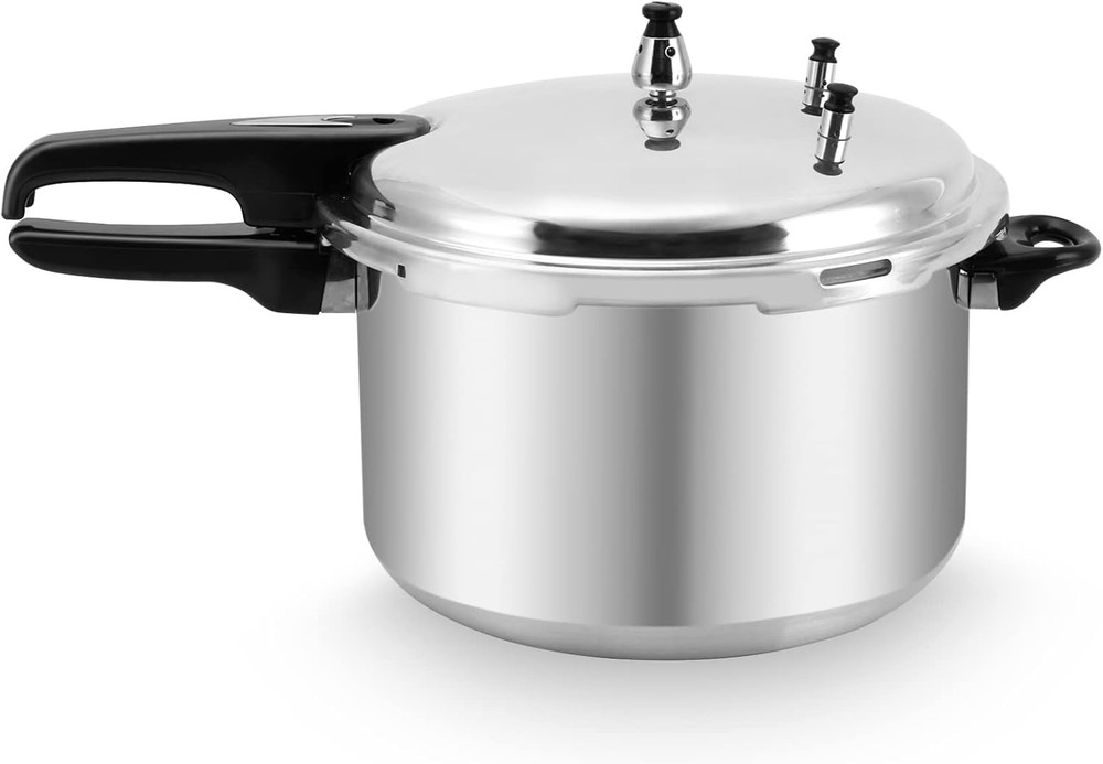 12 Quart Aluminum Multi-function Pressure Cooker with Rack Easy Lock Lid