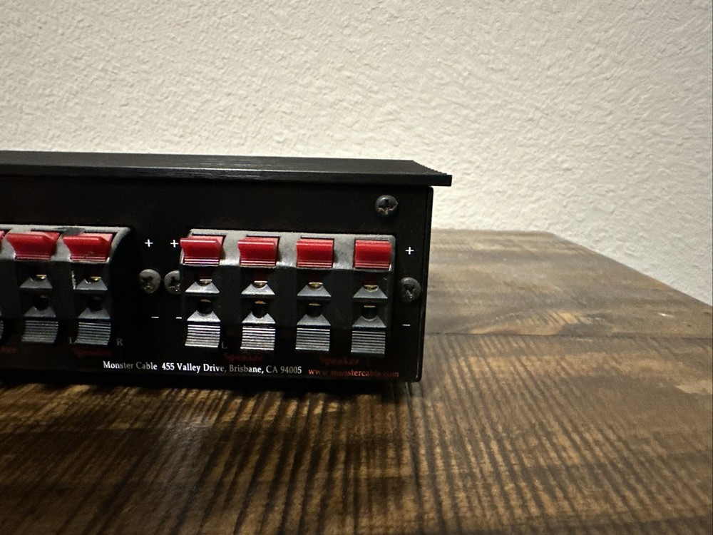 Monster Cable 6 Way Speaker Selector With Amplifier Protection