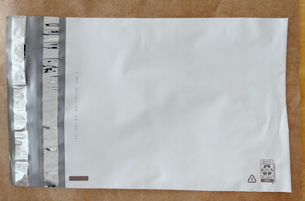 eBay branded 9" x 11.5", qty 10, Polyjacket/Polymailer plastic mailer bag