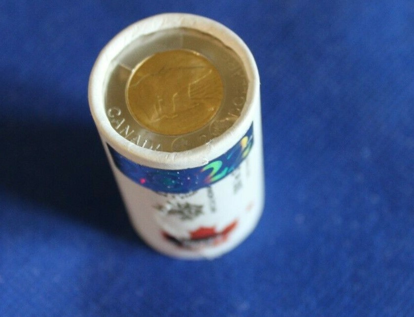 2022 Canada First Strike Toonie Direct from Special Wrap Roll..Uncirculated