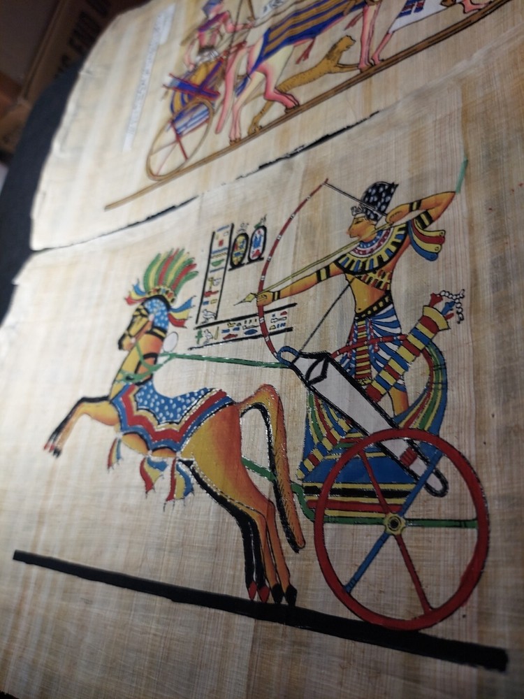 Set of 2 egyptian Papyrus