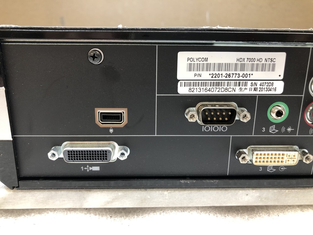Polycom HDX 7000 HD NTSC Video Conferencing Equipment Base Unit
