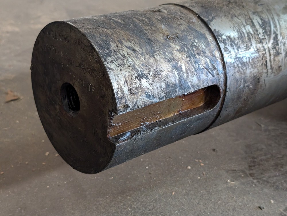 Minster Press replacement eccentric shaft, 66.5 inches long