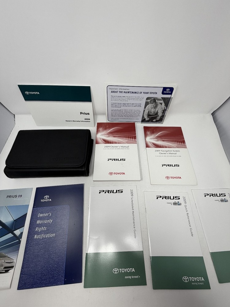 2009 Toyota Prius Owners Manual OEM Complete Set