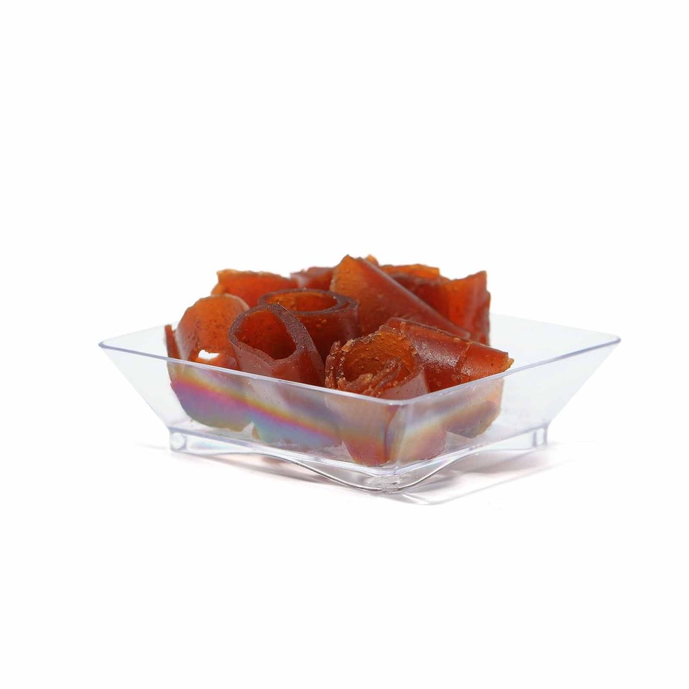 2" PLASTIC PLATES Clear Elegant Mini Square Wedding Disposable TABLEWARE SALE