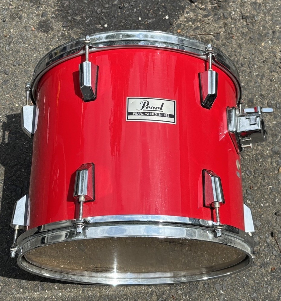 Pearl World Series 13” Rack Tom Drum Red