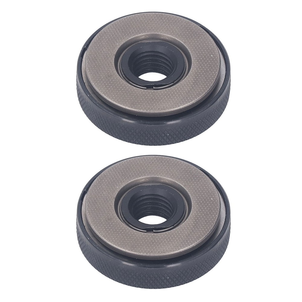2PCS Angle Grinder Flange Nuts M14 Female Thread 47mm Diameter Quick Release