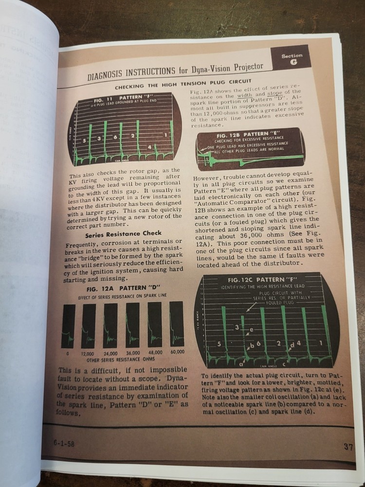 Vintage Heyer Dyna-Vision Engine Analyzer