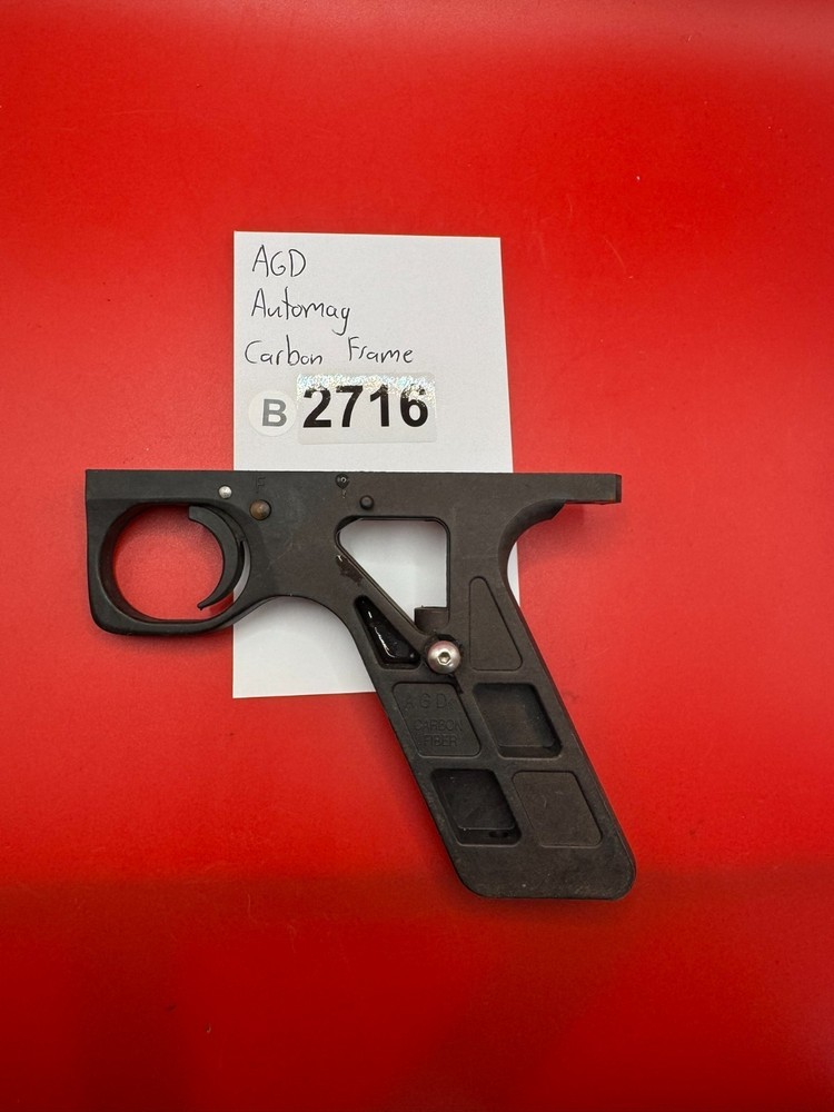 AGD Automag Carbon Paintball Marker Frame Black