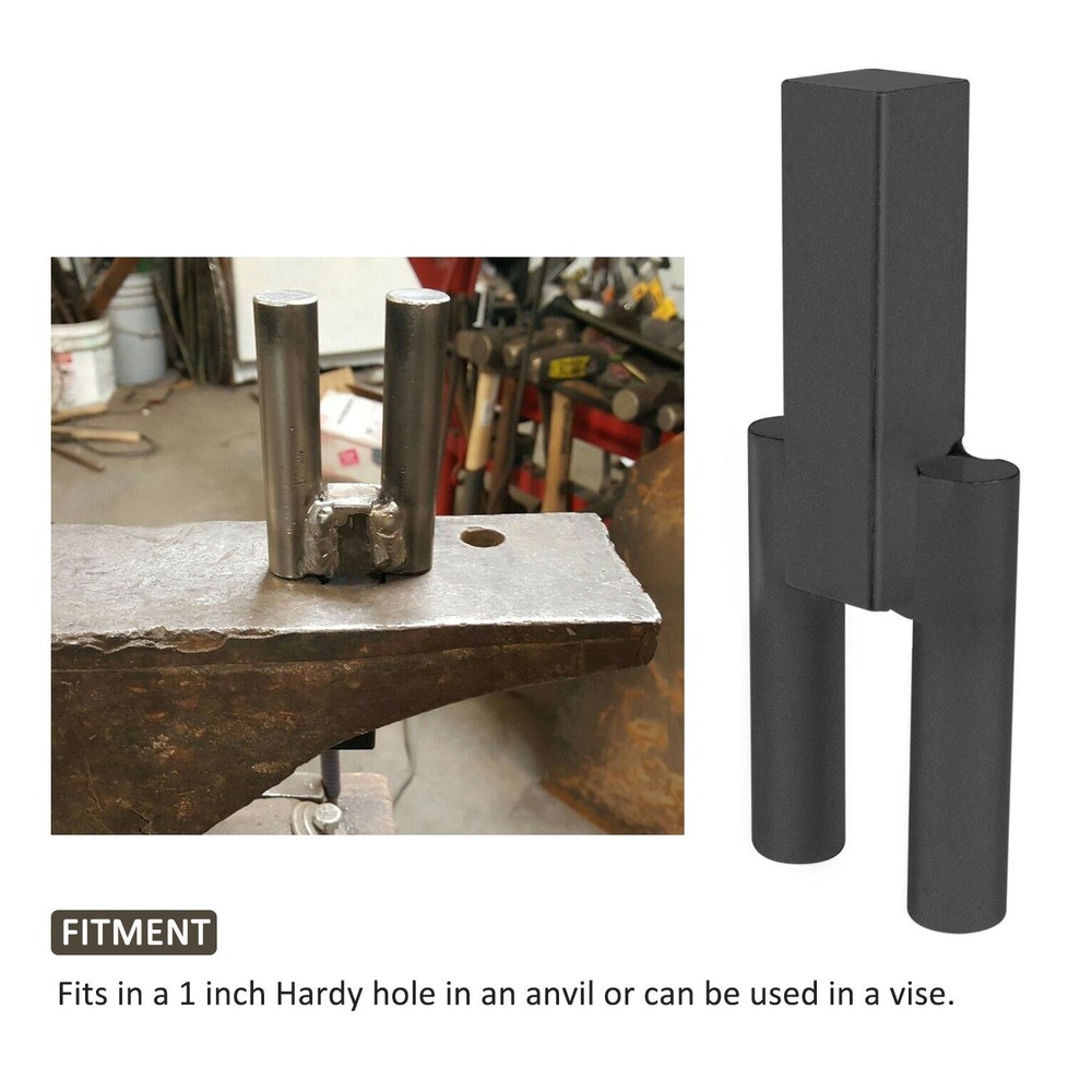 Blacksmith Hardy Anvil Tool 1" hardy Turning Bending Forge Scrolling Twisting