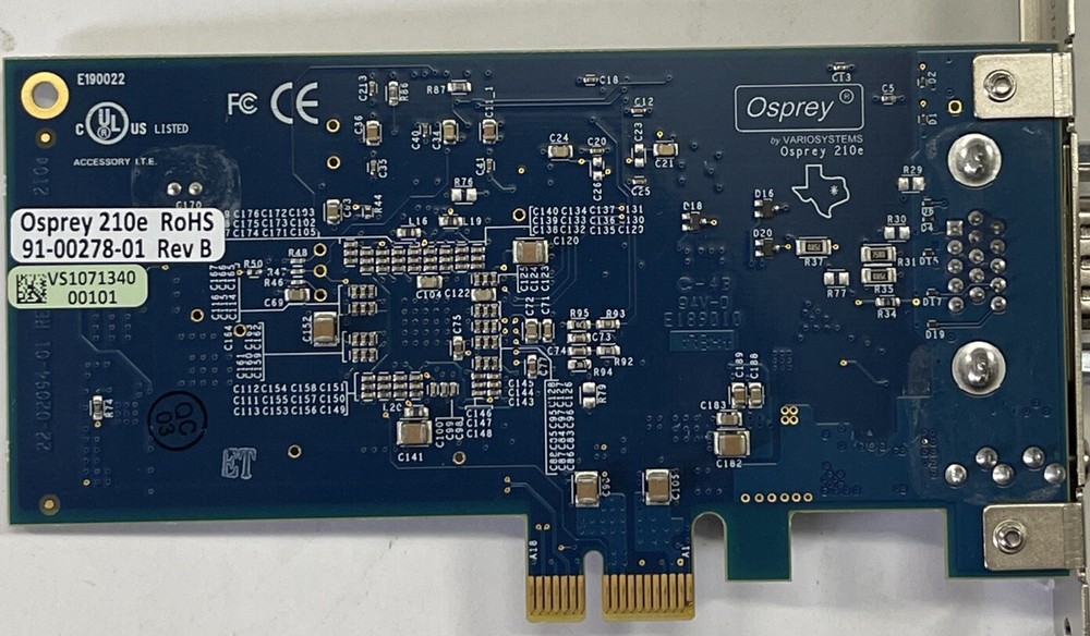 Osprey Analog 210e PCIe Video Capture Card