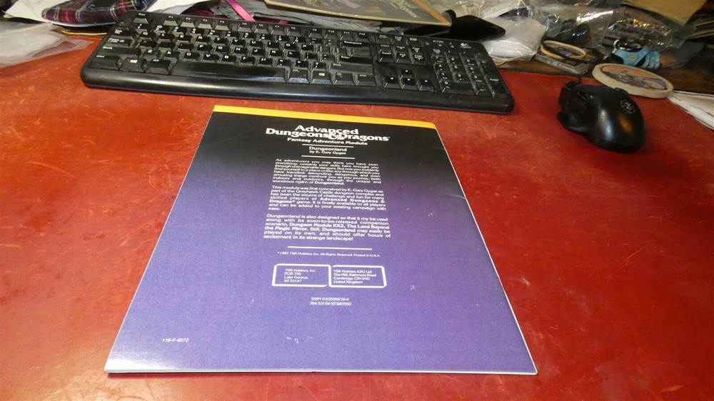 TSR AD&D: Module EX1: Dungeonland