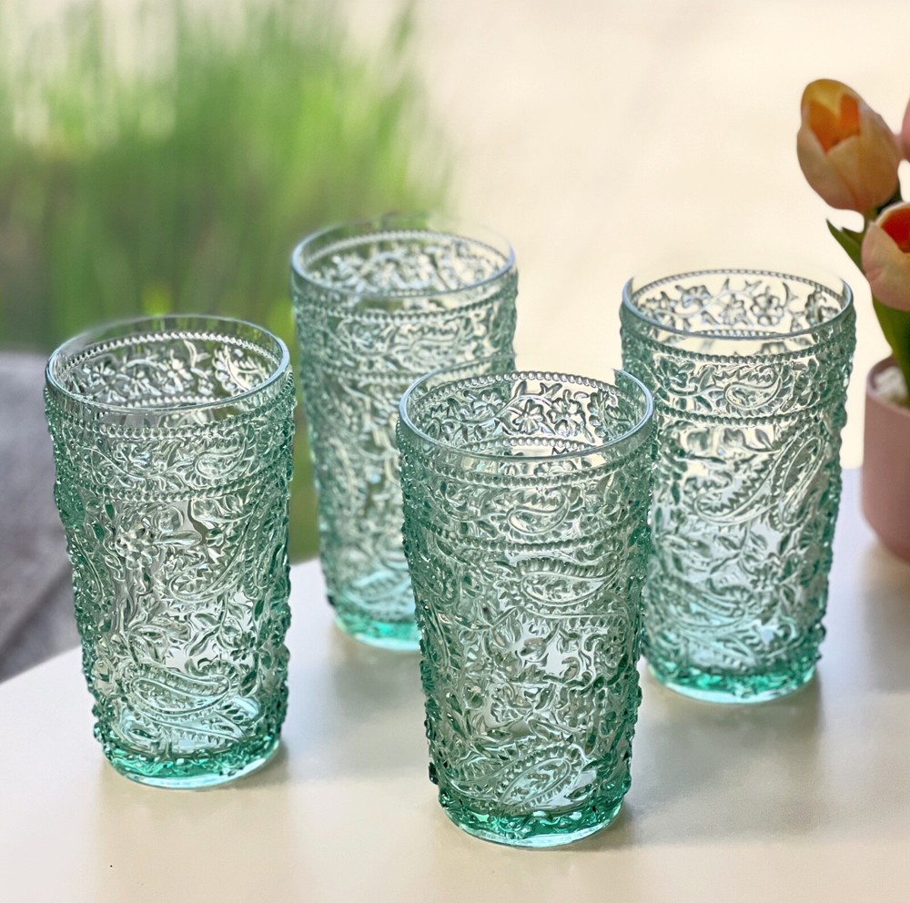Acrylic Pasiley drinking wares