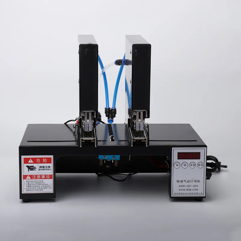 Fast Three Head Induction Binding Machine Three Nail Elevator Blister