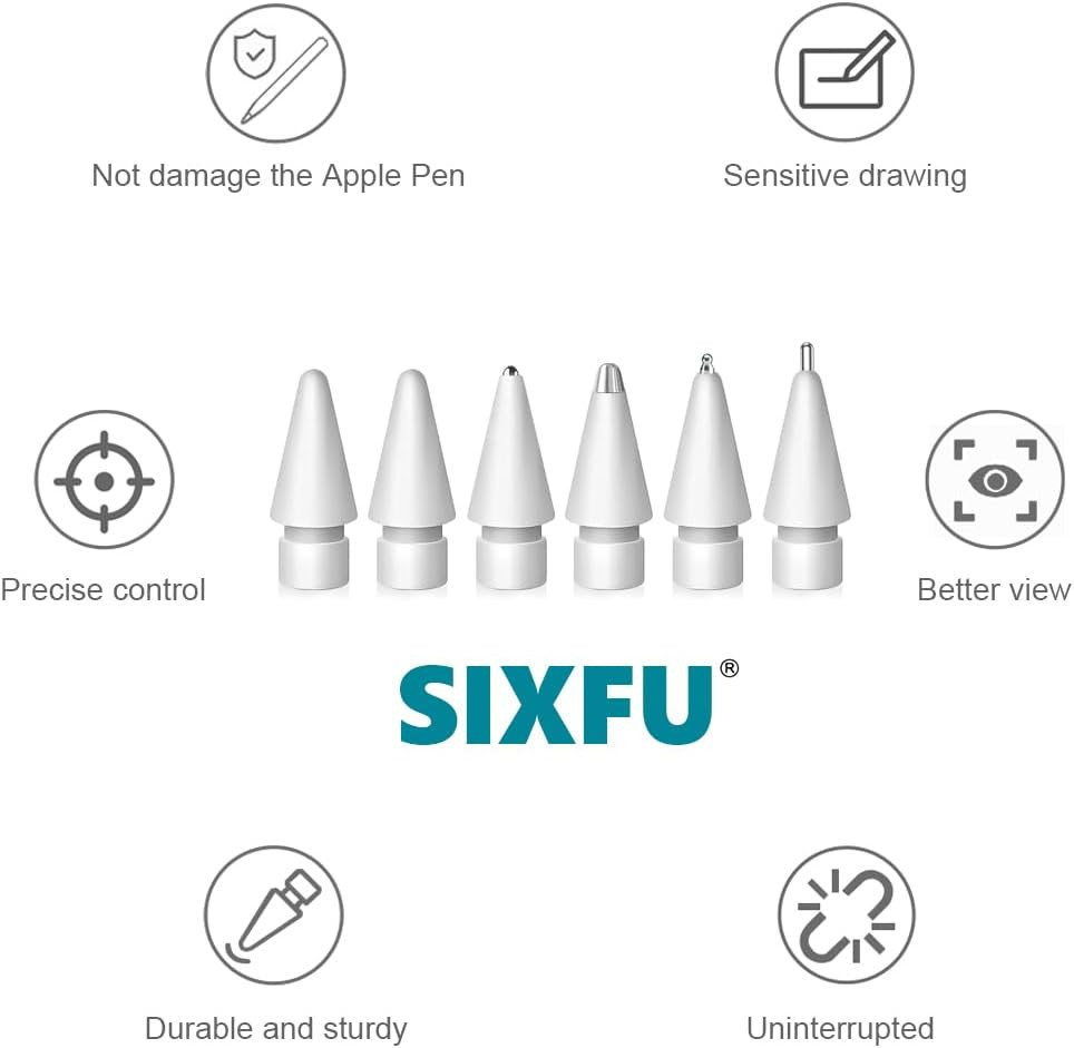 Replacement Tips for Apple Pencil Tips, Apple Pencil Pro Tips Set, Professional