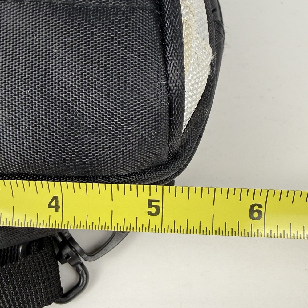 Nintendo DS Mini Backpack Carry Case Black & White Embroidered Mario