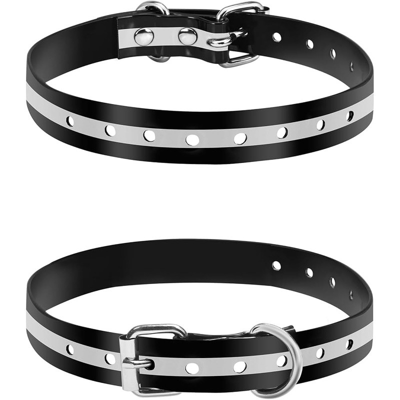 Adjustable Reflective Nylon Replacement Dog Collar Shock & Training Devices New