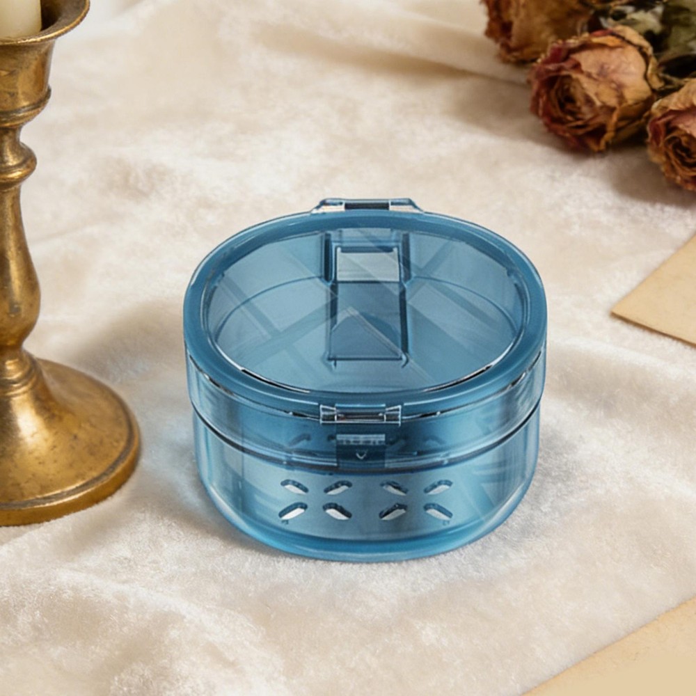 Denture Bath Case Portable Slim Leak Proof Soaking Container Tooth Box