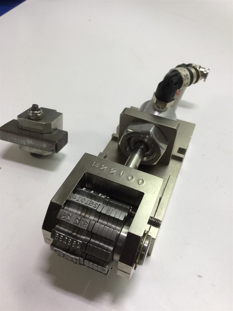 Wrap-Aid Custom Fabricated 6 Digit Rotational Pneumatic Machine Numbering Head