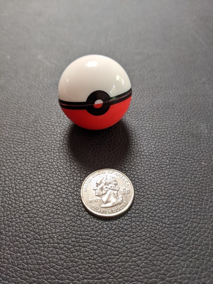 Five (5) Silicone Pokemon Pokeball Jars