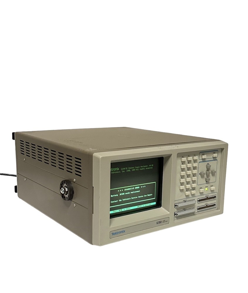 Tektronix 1230 ~ 32-Channel Logic Analyzer ~ Working / Broken Handle / READ