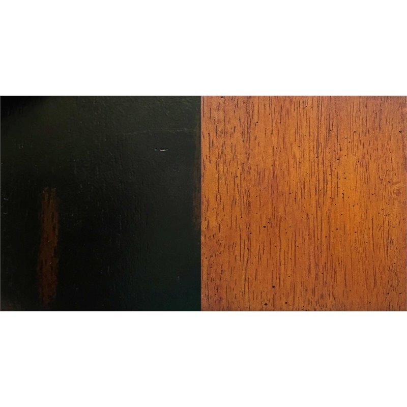 Sunset Trading Black Cherry Selections 42" Extendable Wood Pub Table in Black