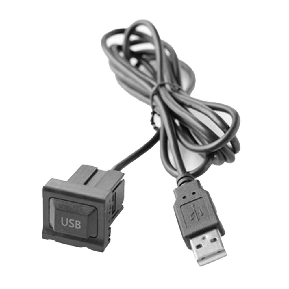 1*Universal Car for DASH Flush Mount AUX USB Panel Audio Extension Cable