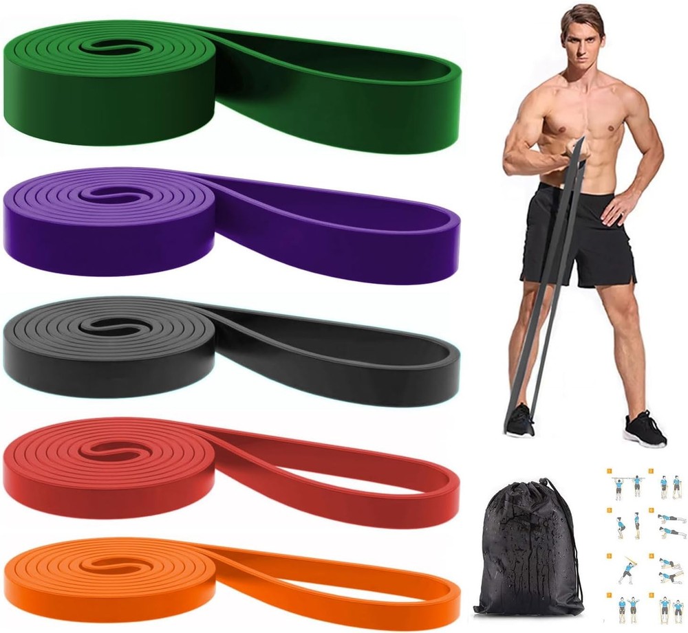 WSAKOUE Resistance Bands Set for Workout Assistance