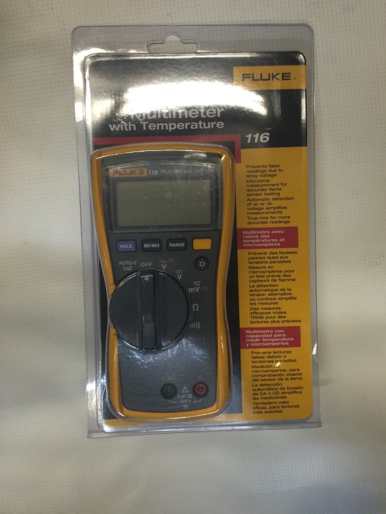 Fluke 116 Multimeter With Temperature
