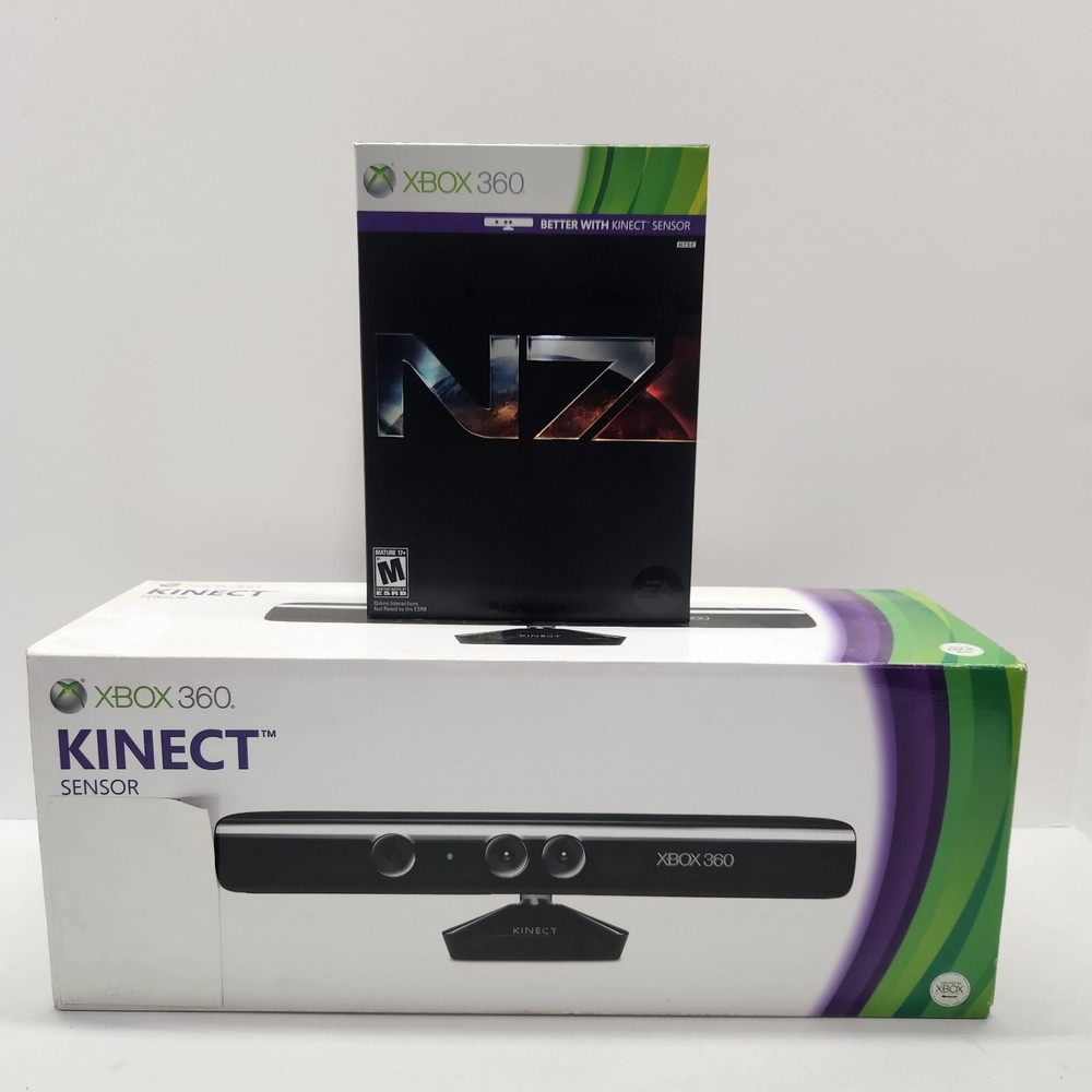 Microsoft Xbox 360 Kinect Sensor Bar with 1 Game Bundle Mass Effect 3 Steelbook