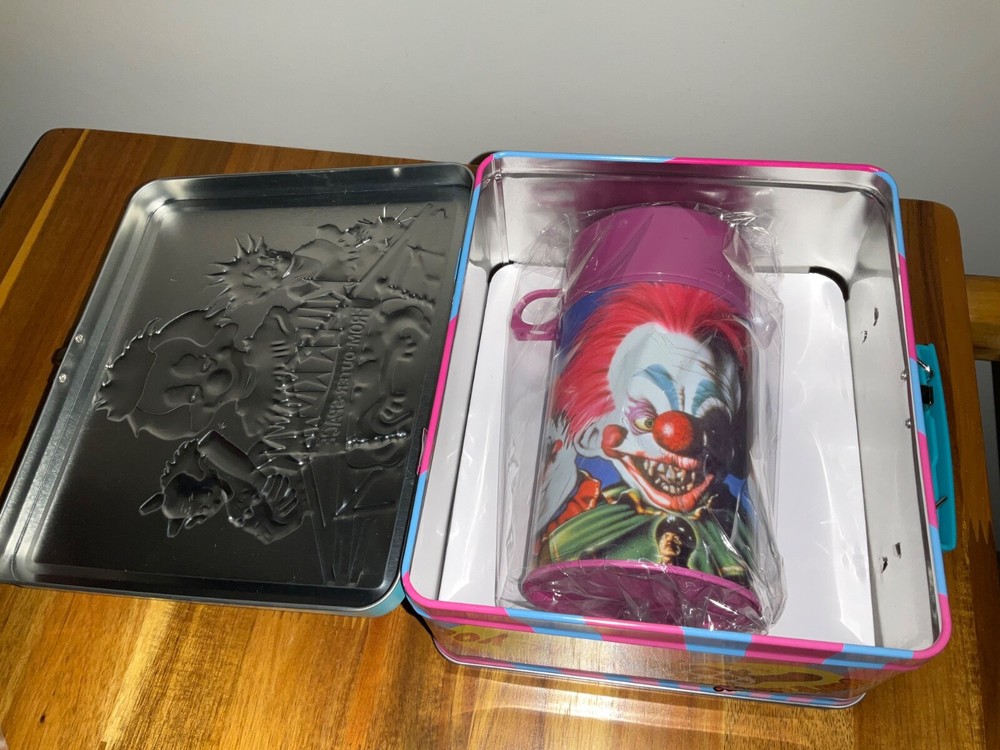 Killer Klowns From Outer Space Lunch Box With Thermos Horror New