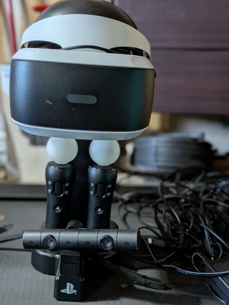 Sony PlayStation VR Headset USB with Camera and Move Controller Stand