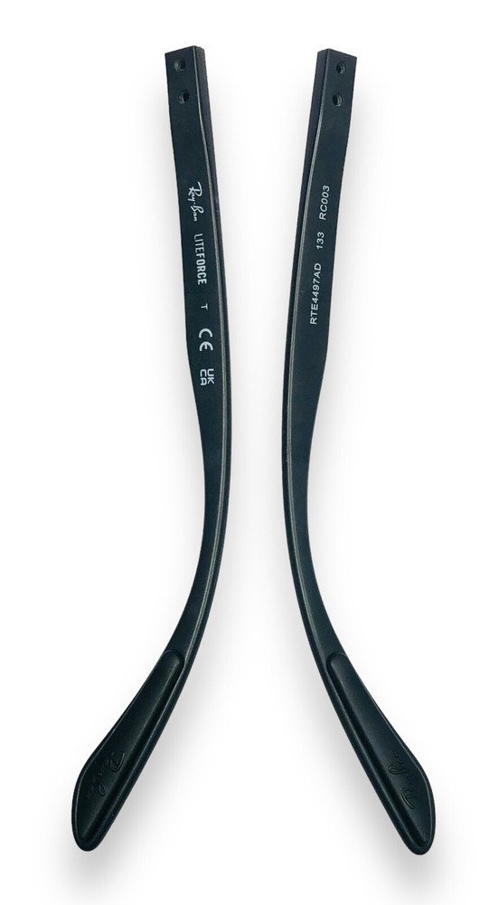 Ray Ban RX7235 Eyeglasses Black Replacement Temples Genuine