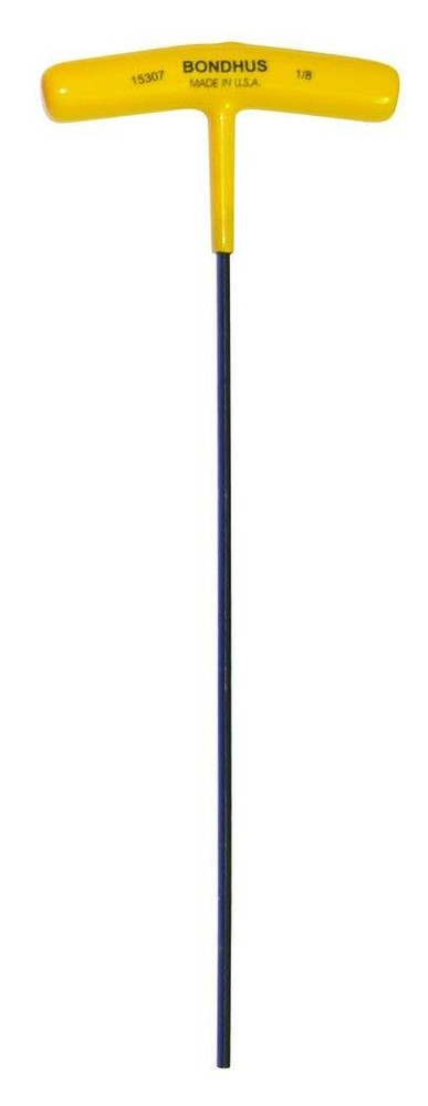 15307 1/8" Hex T-Handle 9" Length Multi One Size