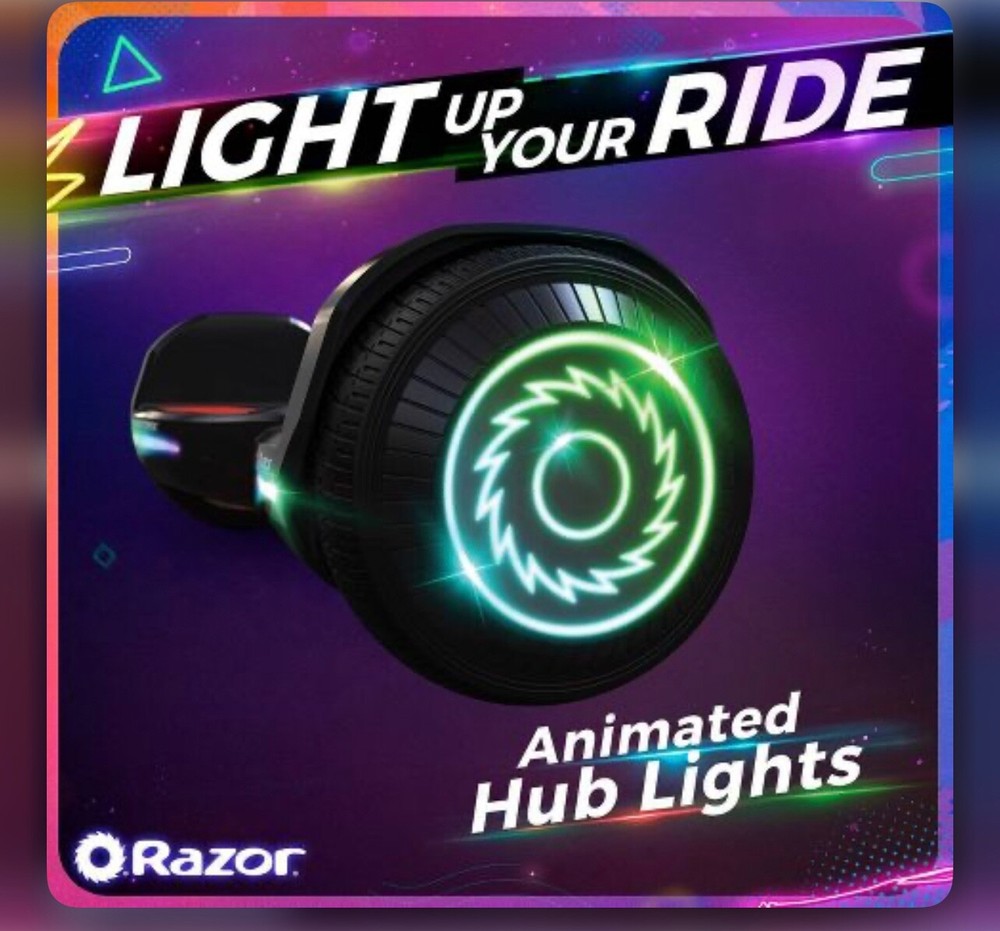 Razor Hovertrax Lux - Black/Red
